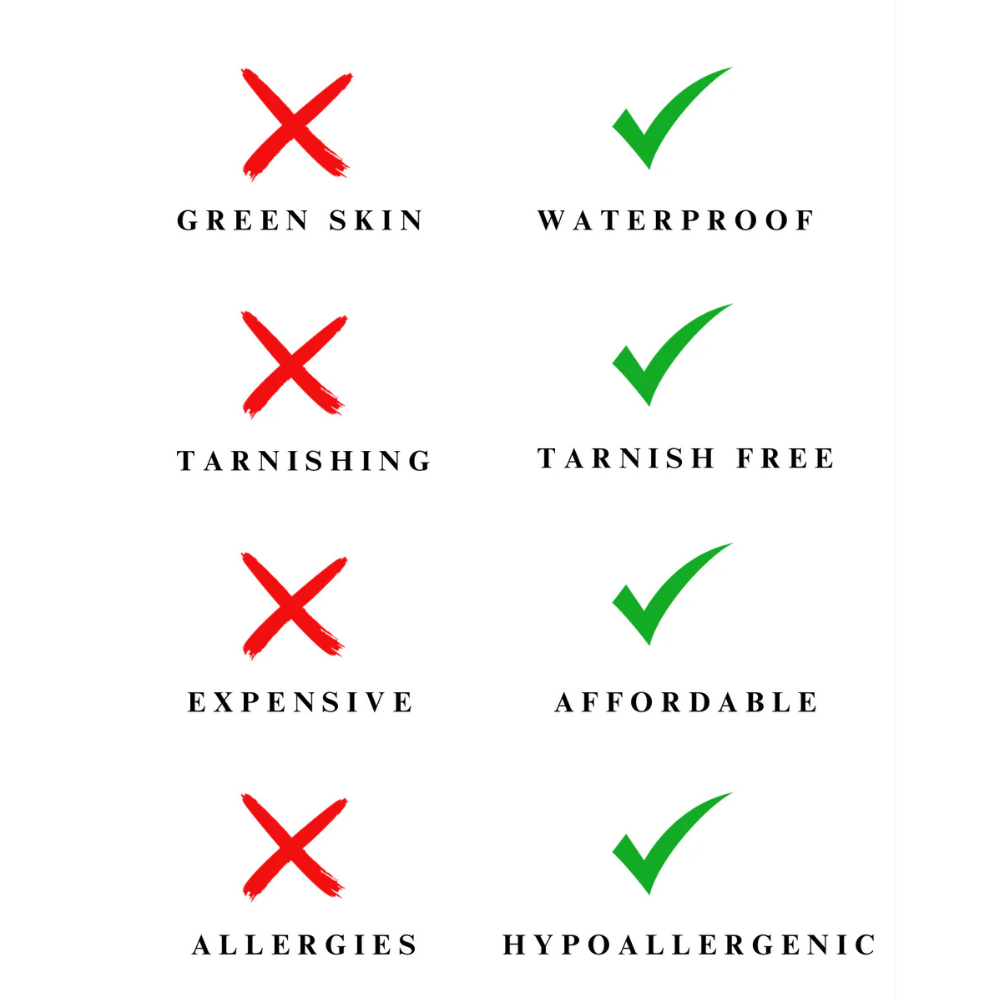 Sculpted Textured Statement Gold Plated & Stainless Steel Earring Benefits by The Happiness Store