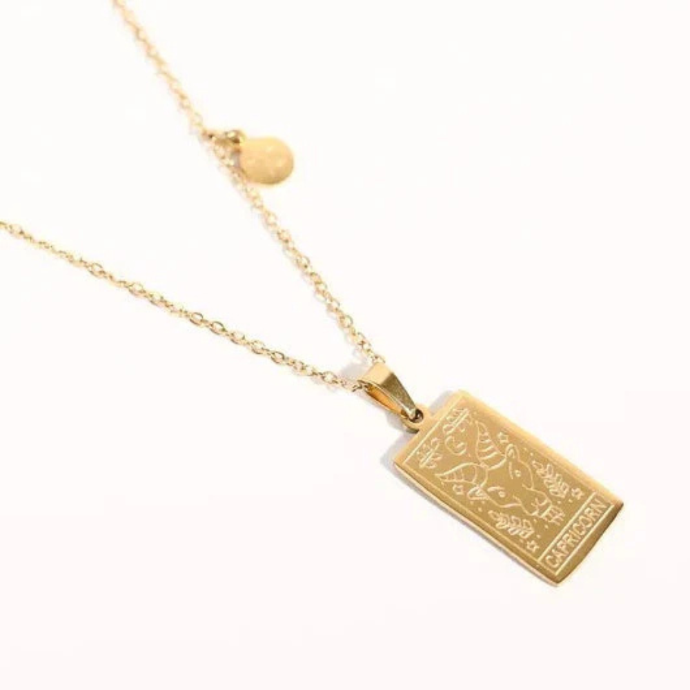 18K Gold Plated Zodiac Necklace