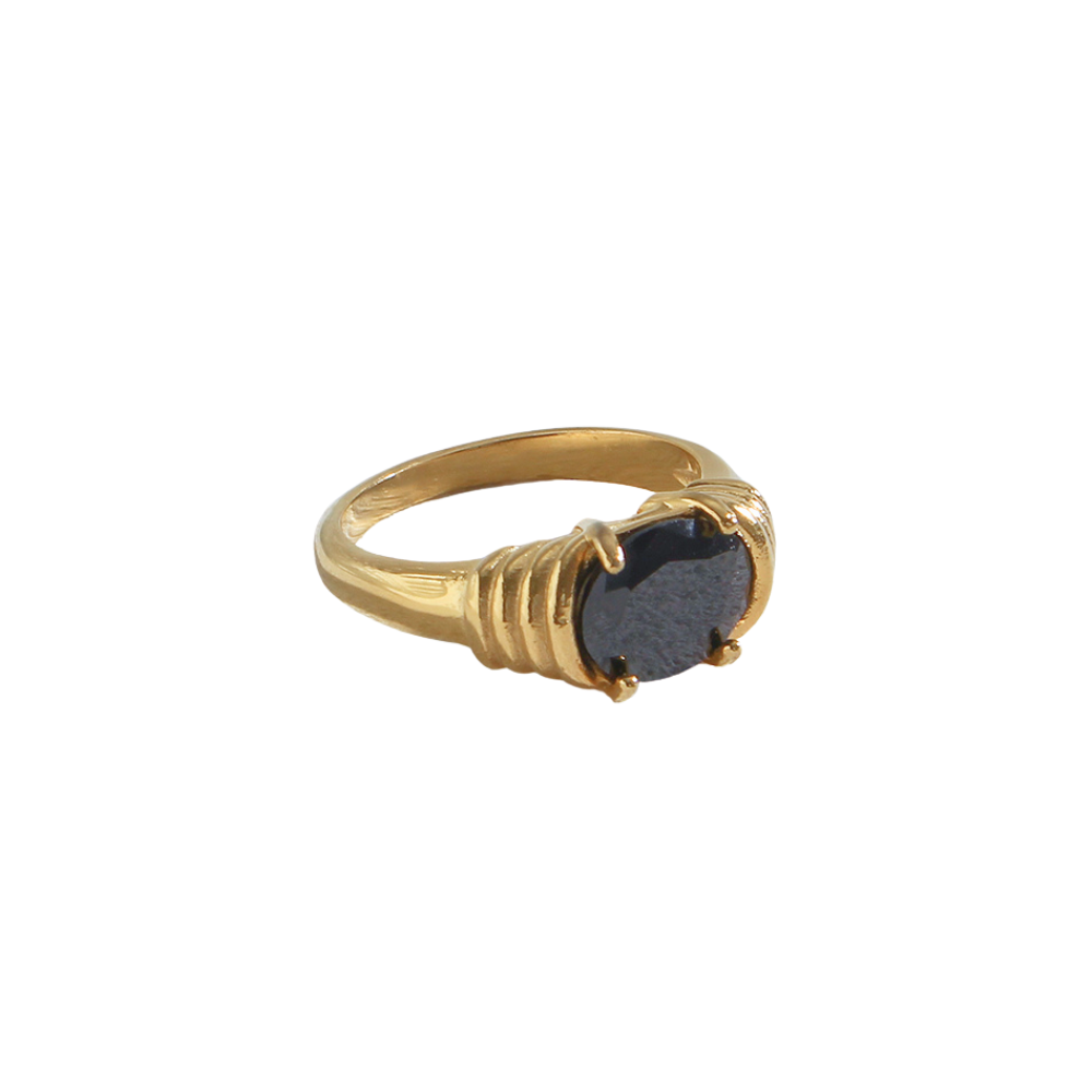 Oval Zirconia Statement Ring
