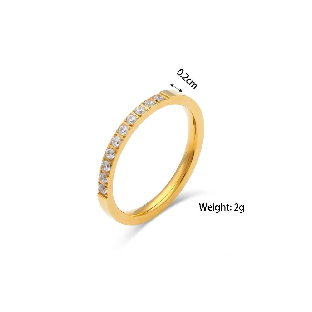 Classic Gold Stackable Band Ring