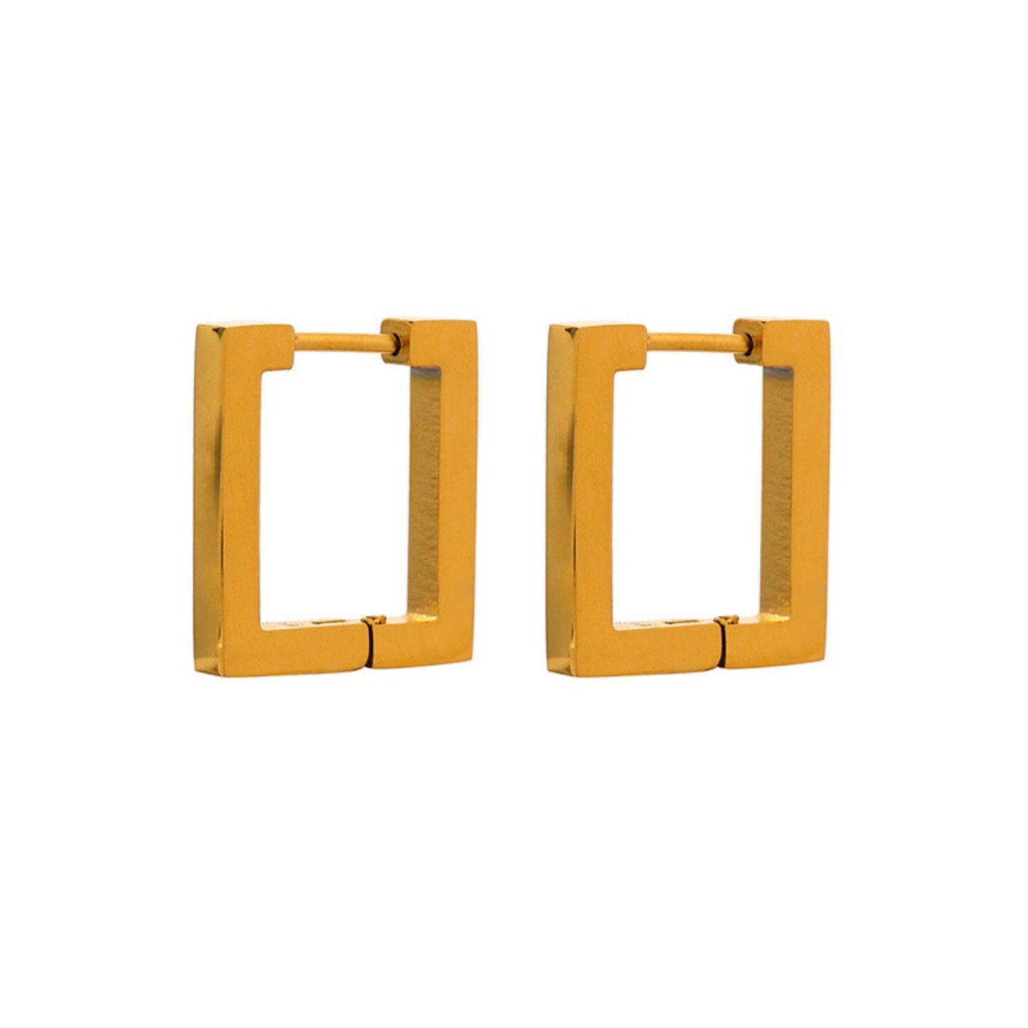 Bold Square, U and Triangle Shaped Earrings