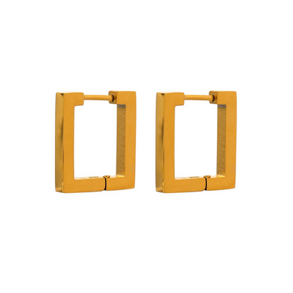 Bold Square, U and Triangle Shaped Earrings