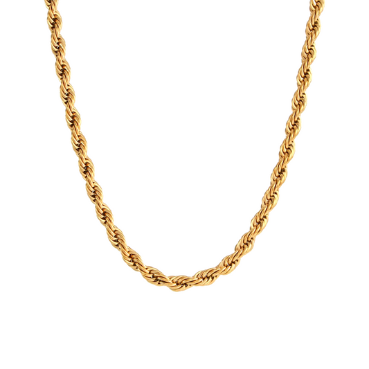 Gold Classic Rope Chain by The Happiness Store