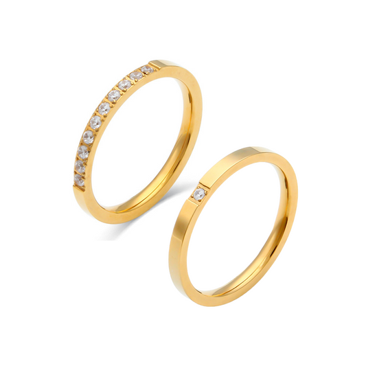 Classic Gold Stackable Band Ring