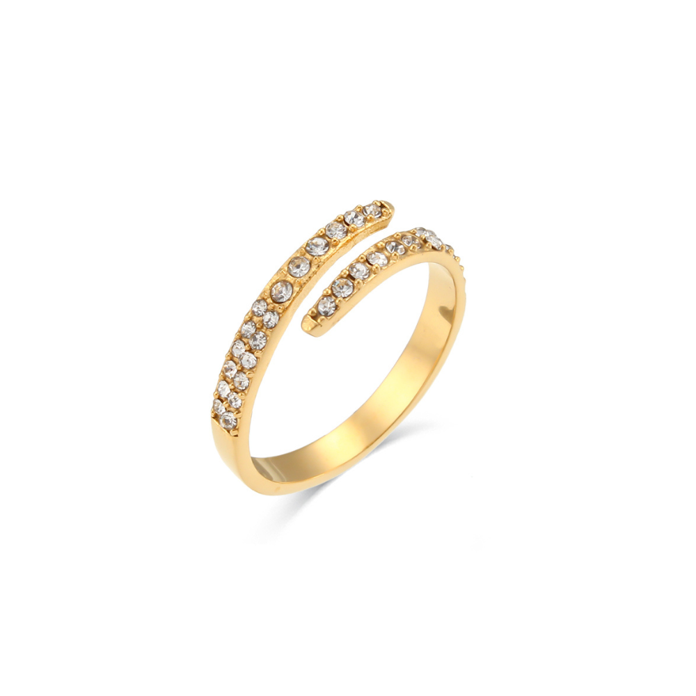 Adjustable Multi-Layer Zircon Ring