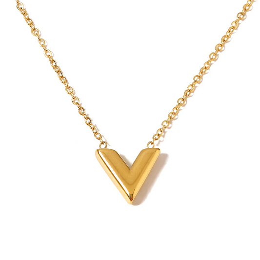 V Arrow Pendant Necklace