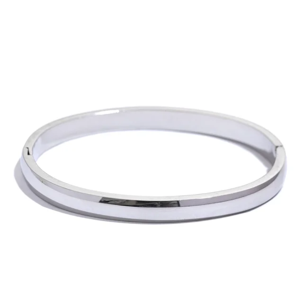 Classic Gold/Silver Round Bangle