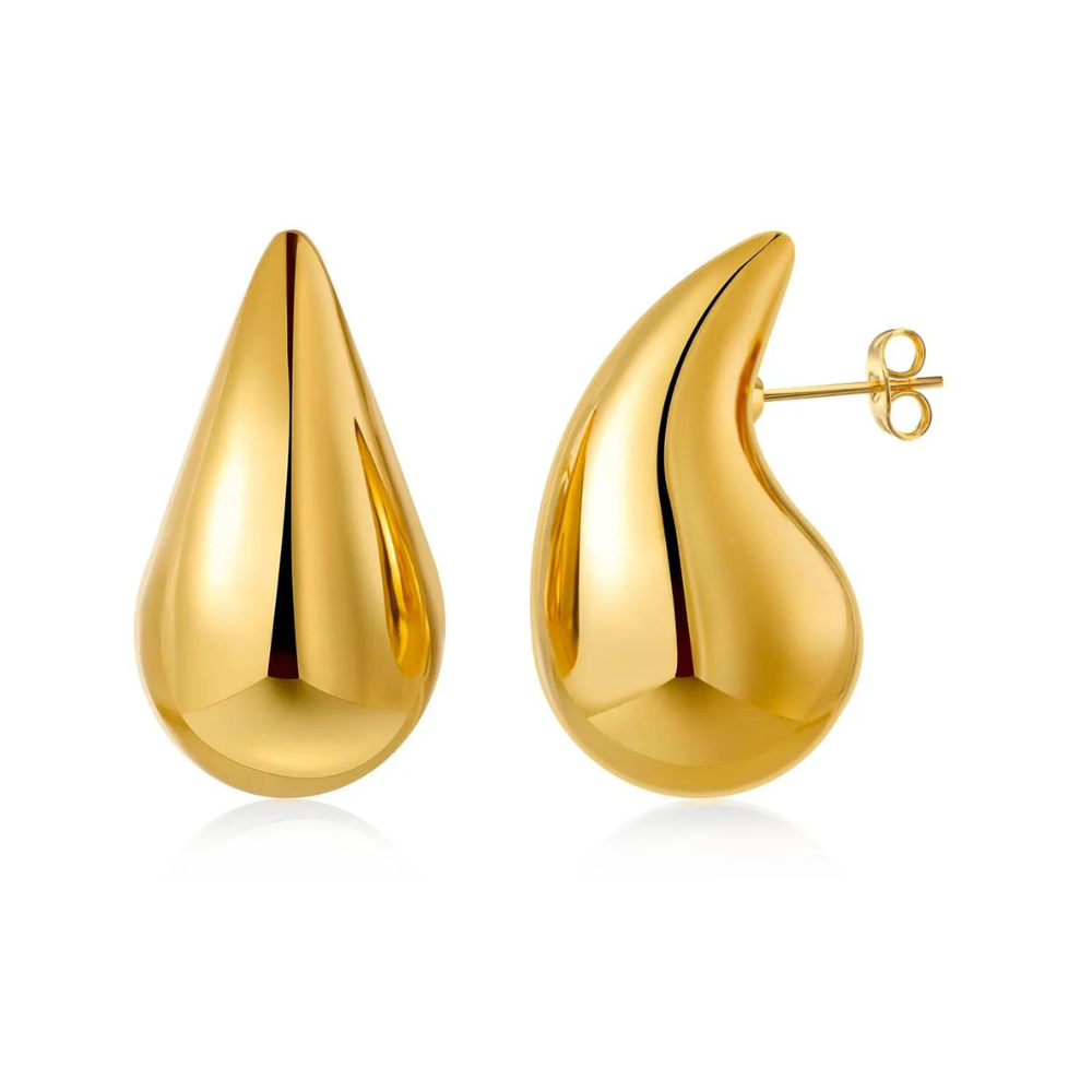 Lightweight Gold/Silver Big Bubble Earrings