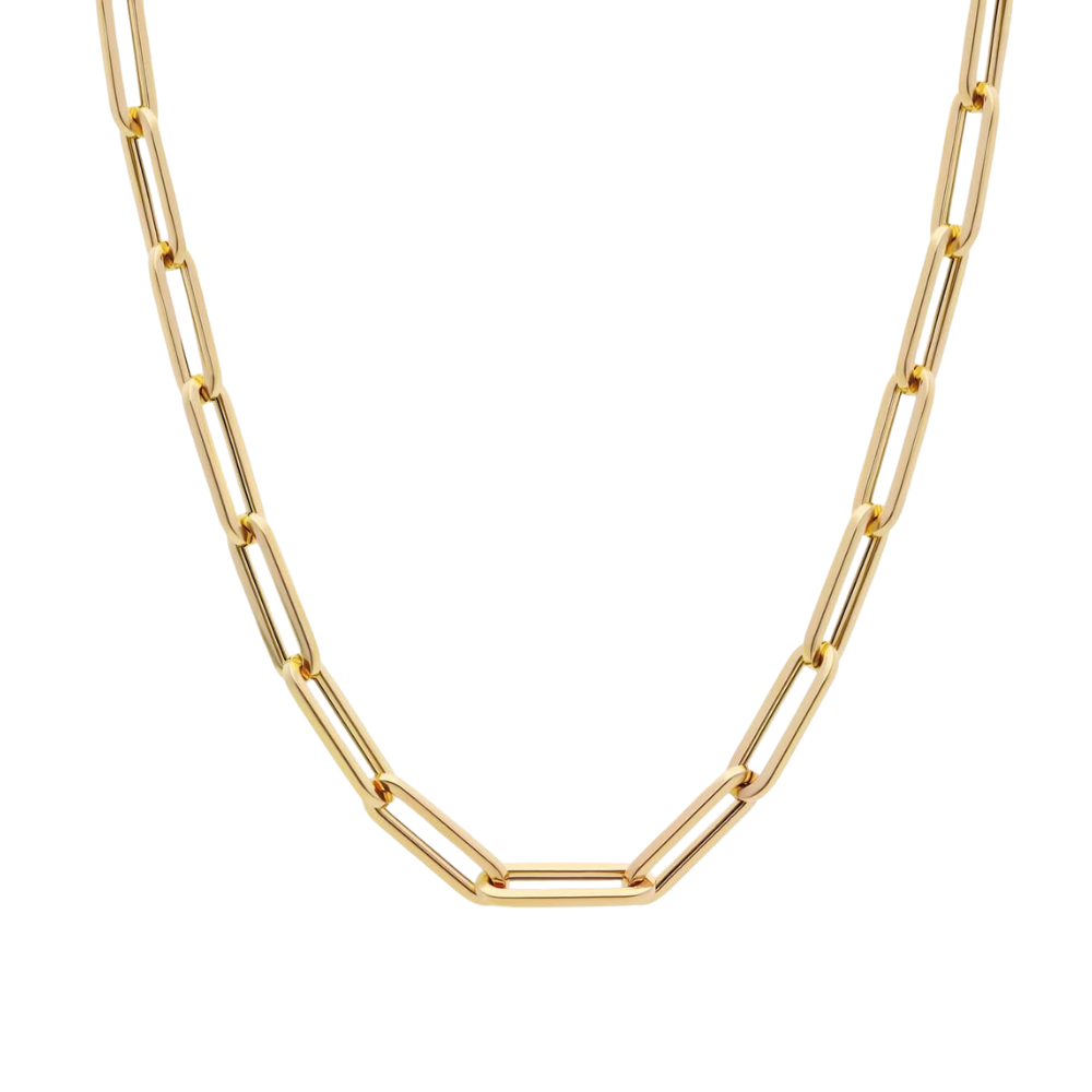 Gold/Silver Classic Paperclip Links Chain