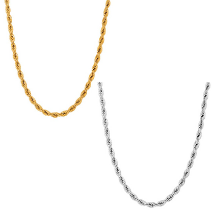 Classic Gold / Silver Rope Chain