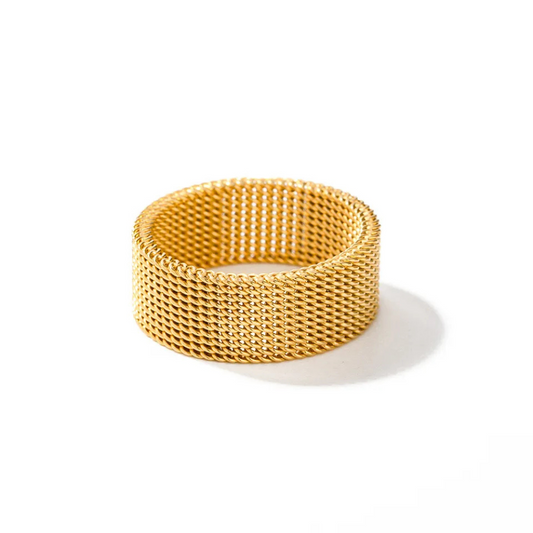 Gold Mesh Ring