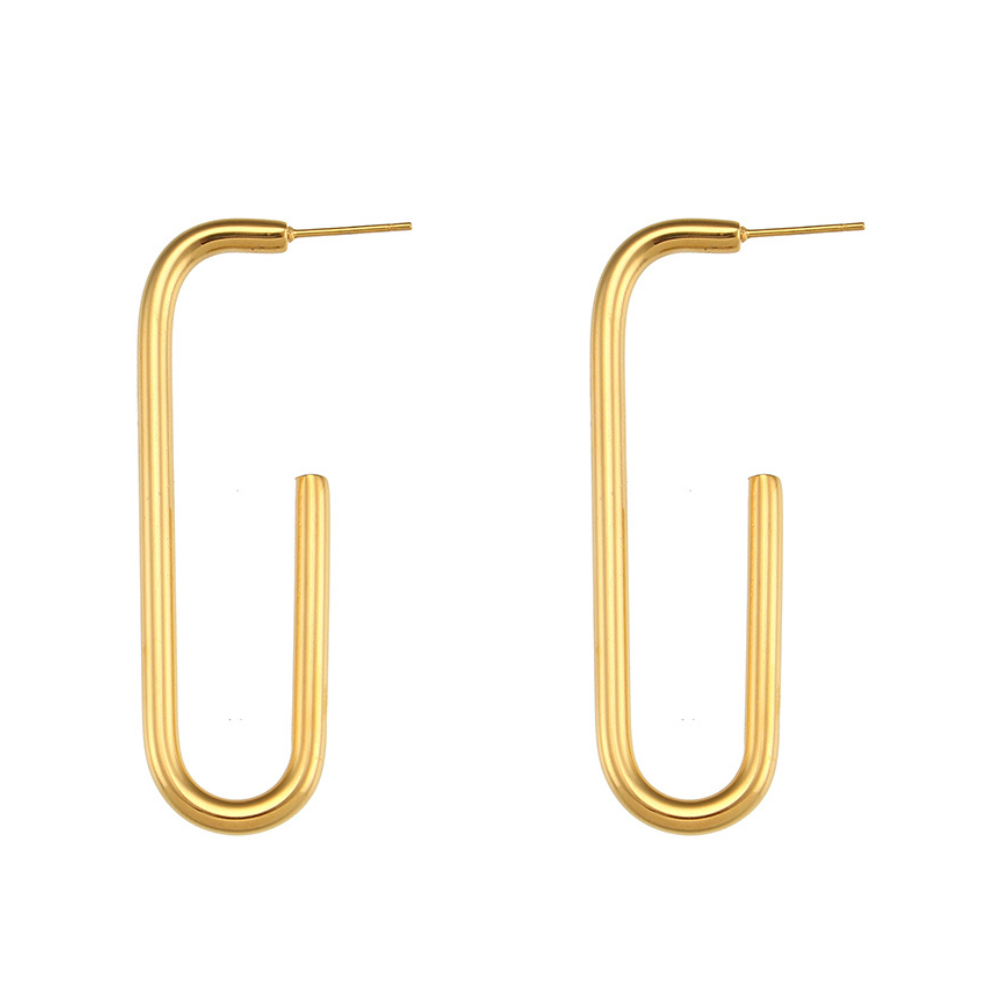 U Link Drop Earrings