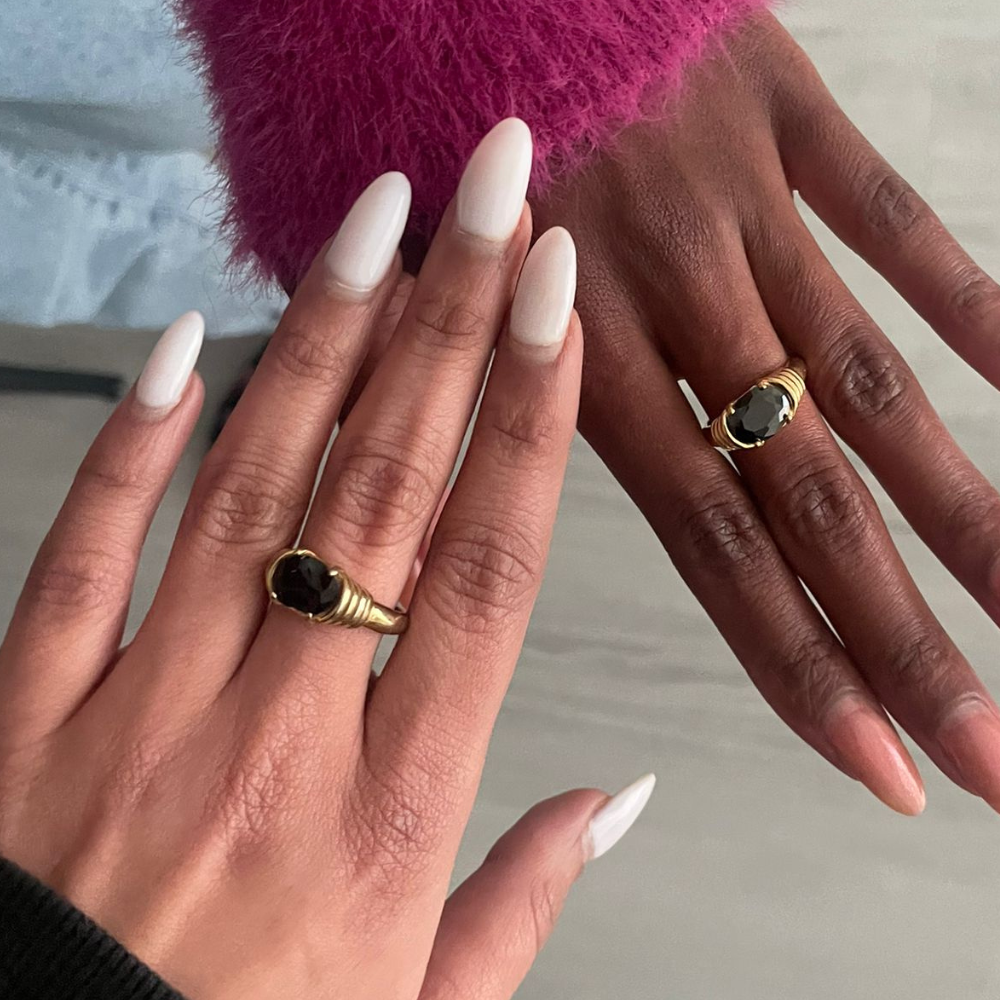 Oval Zirconia Statement Ring