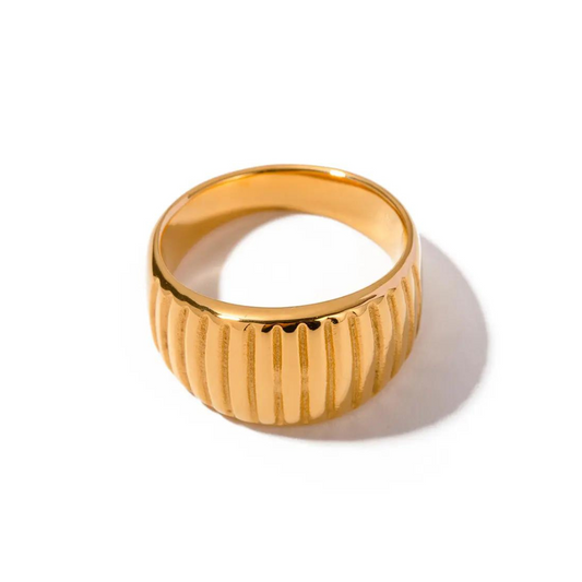 Wide Chunky Texutured Ring