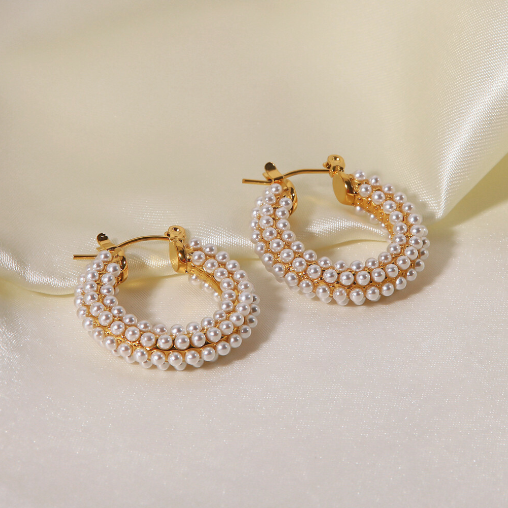 Embellished Hoop Earrings