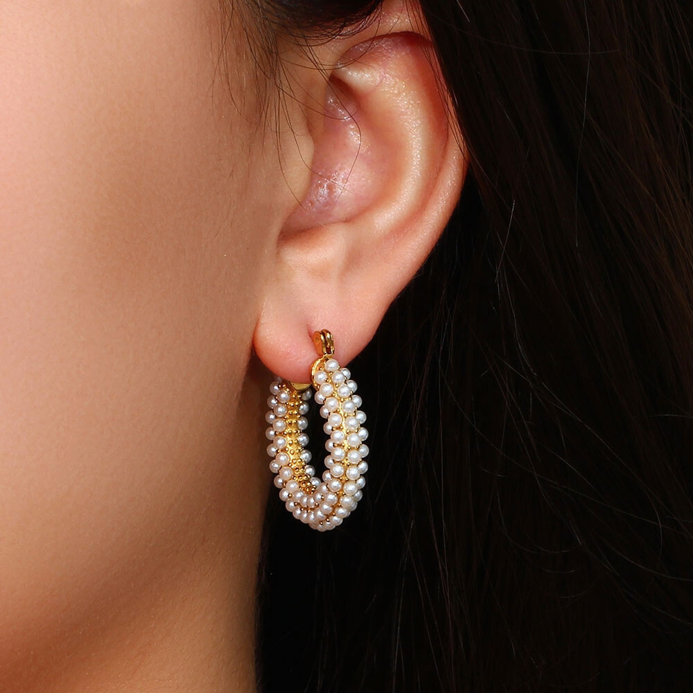 Embellished Hoop Earrings