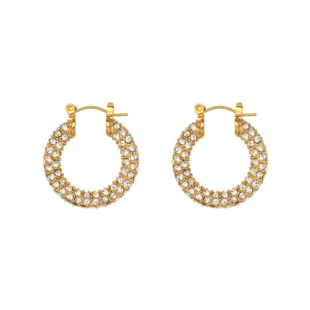 Embellished Hoop Earrings