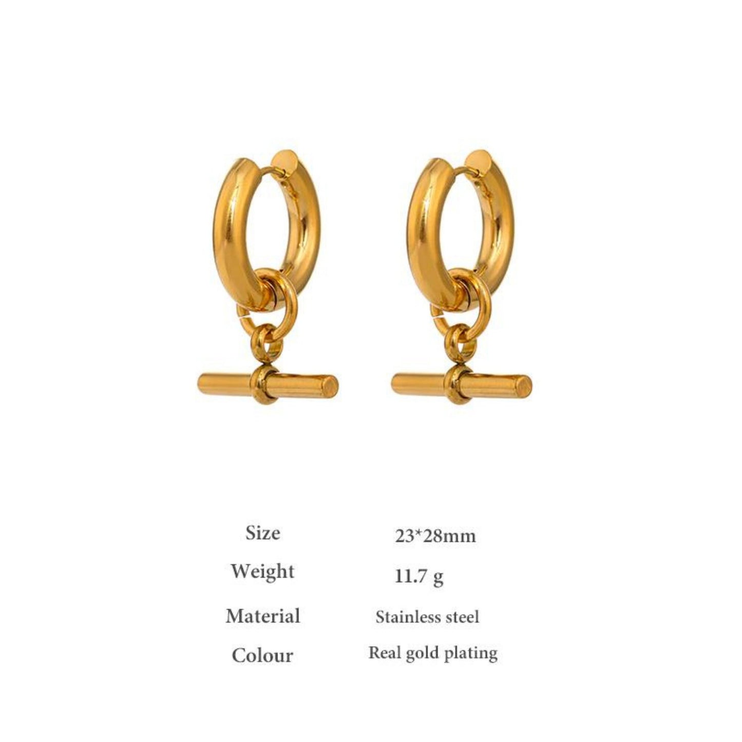 Hoop earrings | 18k Gold Hoop Earrings | Huggie Earrings | Gold Vermeil Hoops, Earrings for Women, Gift for Her | drop earrings | gifts